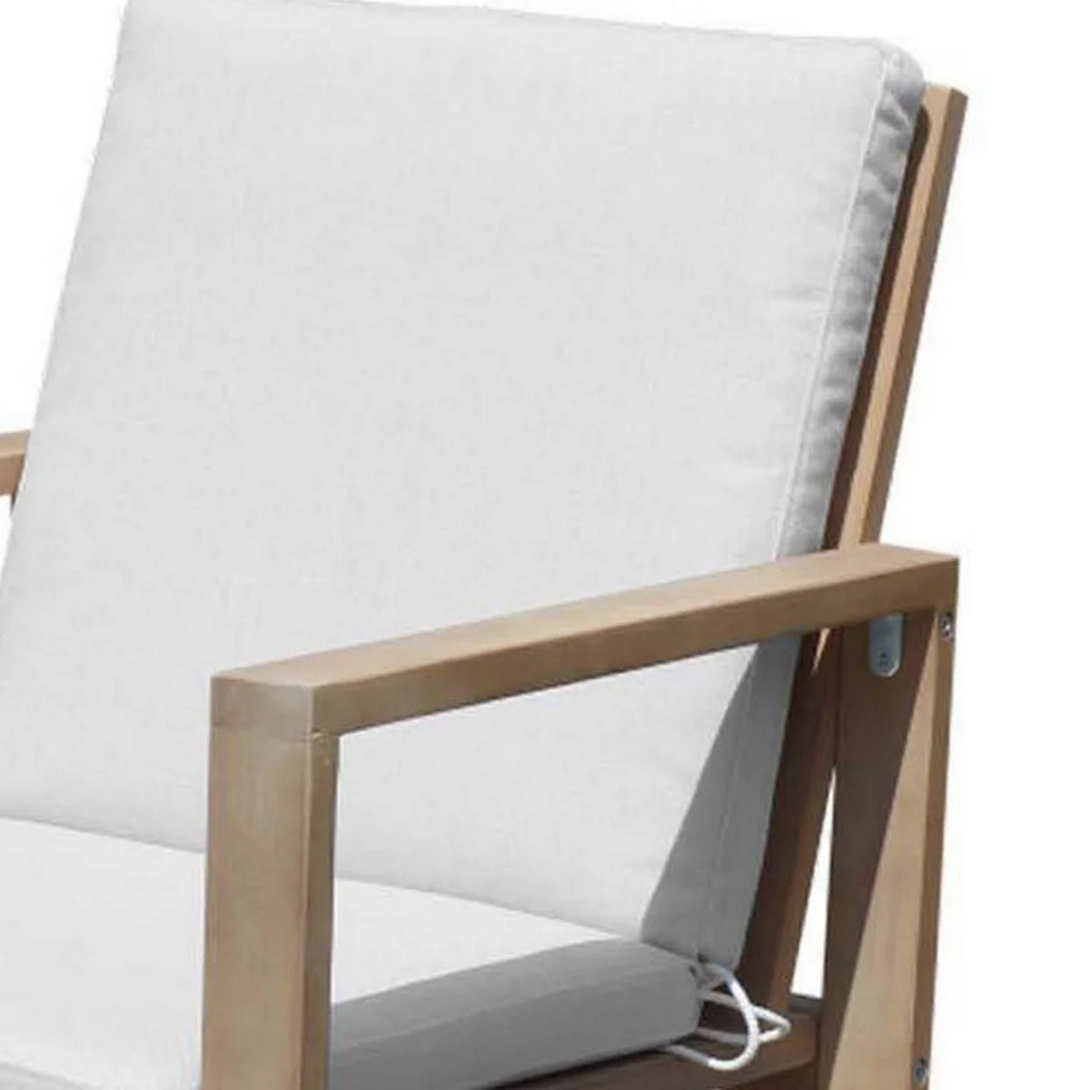 Natural Brown Eucalyptus Wood Dining Chair O780644