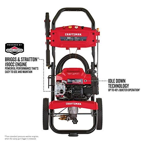 GAS Pressure Washer with 25-Foot Hose E195940