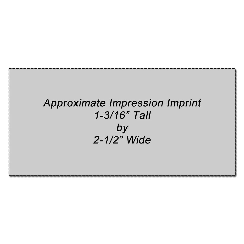 Pre-Inked Sign & Date Stamp with Purple Ink J801086