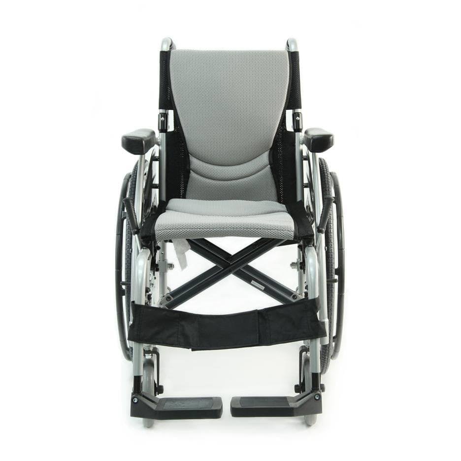 Lightweight Ergonomic Wheelchair with Silver Seat J47799