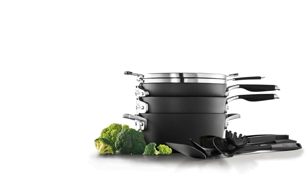 14 Piece Hard-Anodized Nonstick Cookware Set K879
