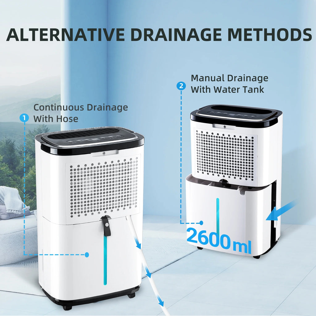 22 Pints Portable Dehumidifier with Drain Hose M225