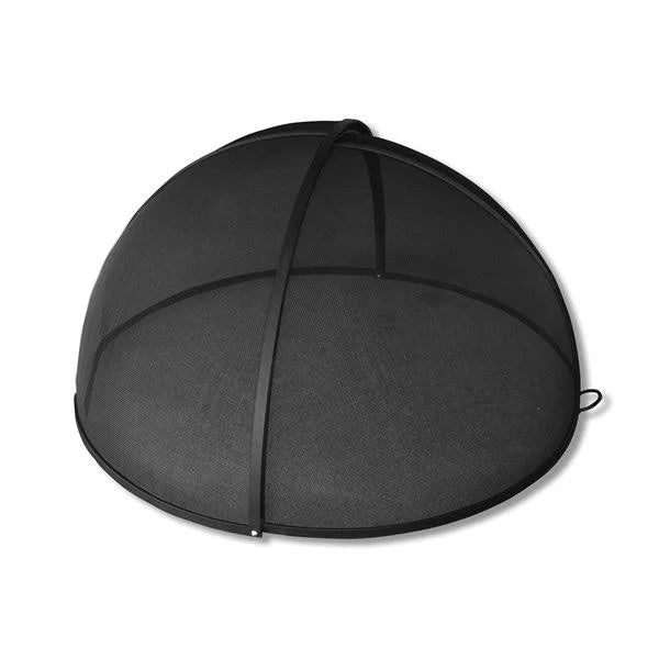 45x22 Welded Carbon Steel Round Fire Pit Safety Screen Q96864