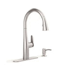 Pull Down Sprayer Kitchen Faucet Stainless Y366952