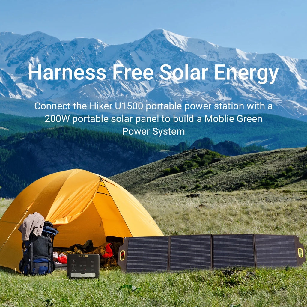 Portable Power Station 1536Wh LiFePO4 with 1500W AC Outlets P47807