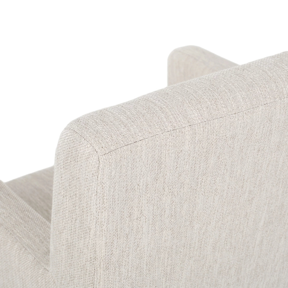 Beige Fabric Upholstered Wood 26 inch Counter Stools Set of 2 T65765