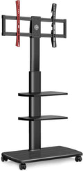 Black Rolling TV Stand for 32-65 Inch TVs C6133