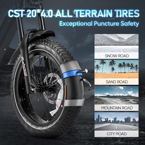 Electric Bike 20" Fat Tire Full Suspension with Dual Hydraulic Brakes E32527