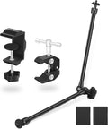 Camera Mount Clamp with 1/4 and 3/8 Thread Adjustable Articulating Arm N40125