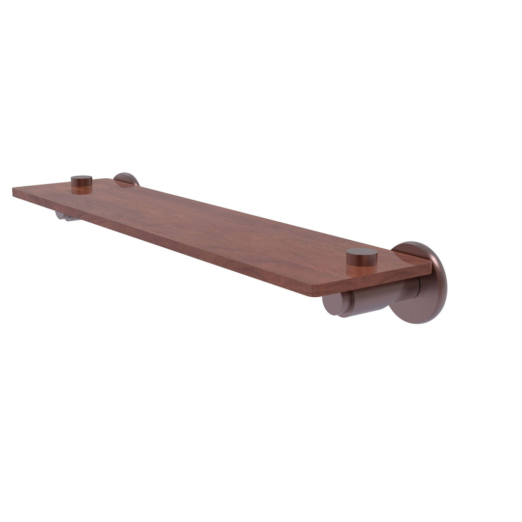 16 inch Solid IPE Ironwood Shelf Antique Bronze H34426