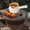 550ml Ceramic Teapot with Side Handle Z27288