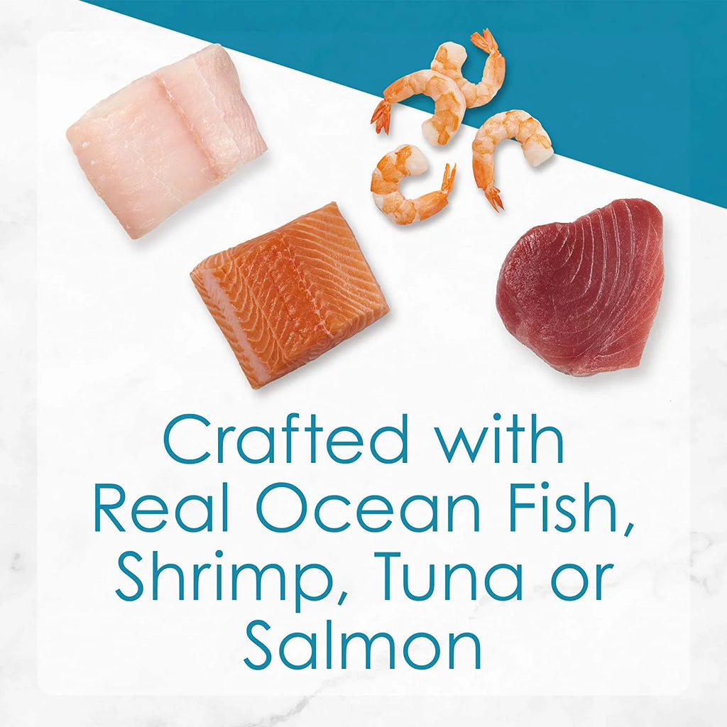 Grilled Seafood Collection Gourmet Wet Cat Food Variety Pack, 3 oz Cans E5557