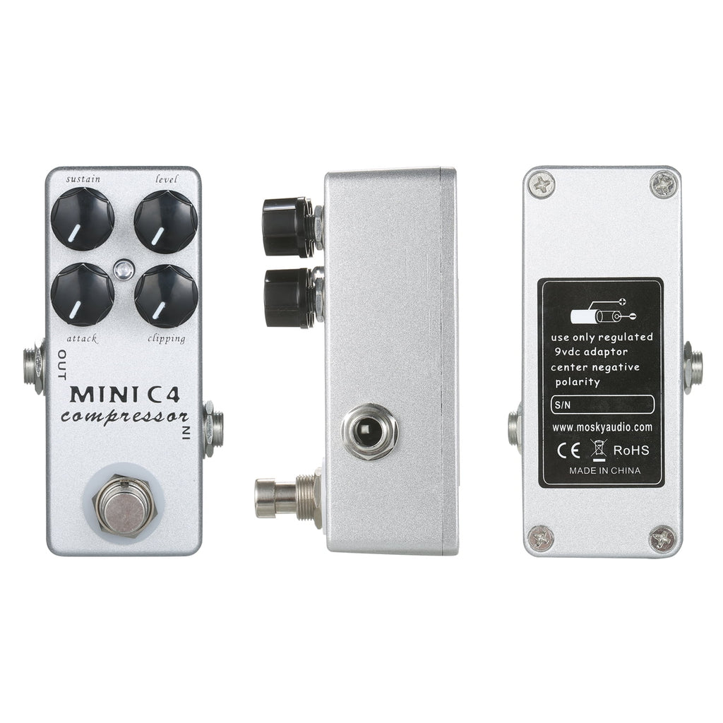 C4 Compressor Guitar Effect Pedal True Bypass P3286
