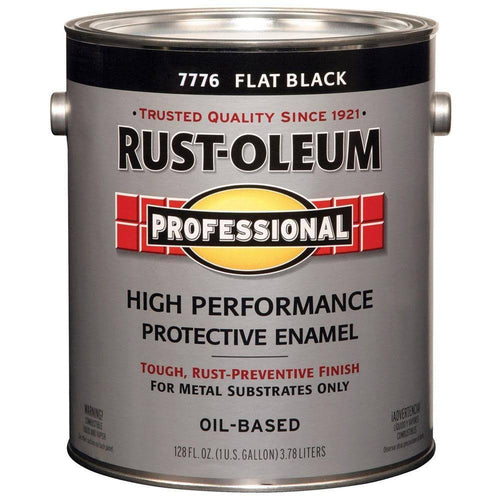 1 gal. Flat Black Oil-Based Interior/Exterior Paint 2-Pack L28004