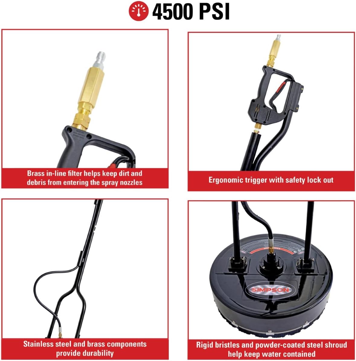 20" Industrial Pressure Washer Surface Cleaner Y300613