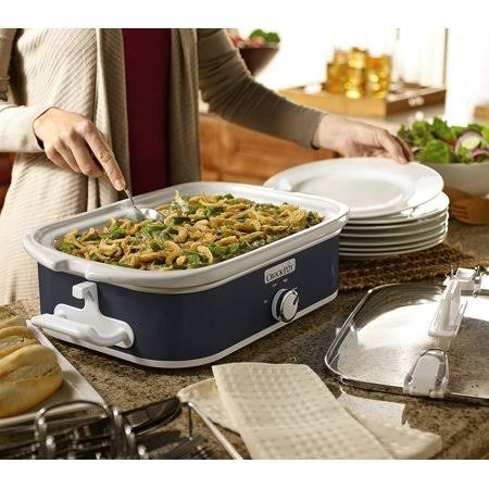 3.5-Quart Charcoal Gray Manual Slow Cooker F1272