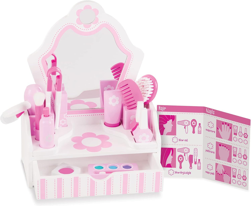 Wooden Beauty Salon Play Set With Accessories H823418