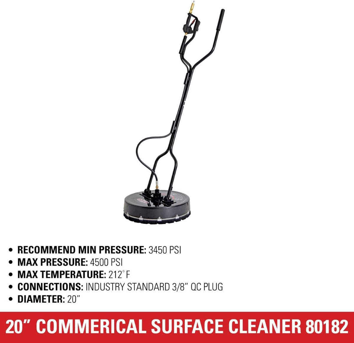 20" Industrial Pressure Washer Surface Cleaner Y300613