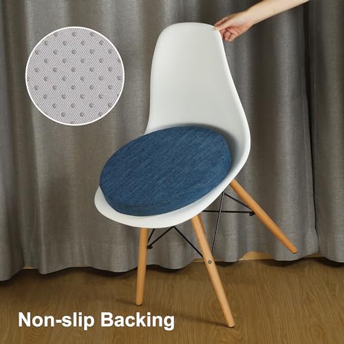 Gray 16 inch Round Chair Seat Cushion Pad W69667