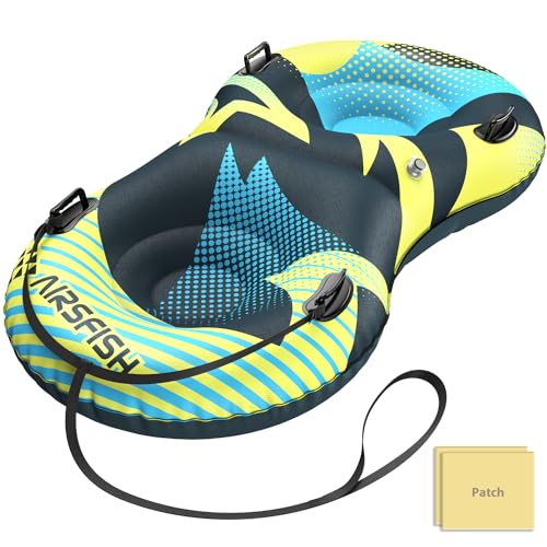 Inflatable Snow Sled with Towable Leash E54308