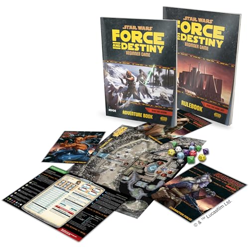 Star Wars Force and Destiny Beginner Game Sci-Fi Roleplaying Game N154