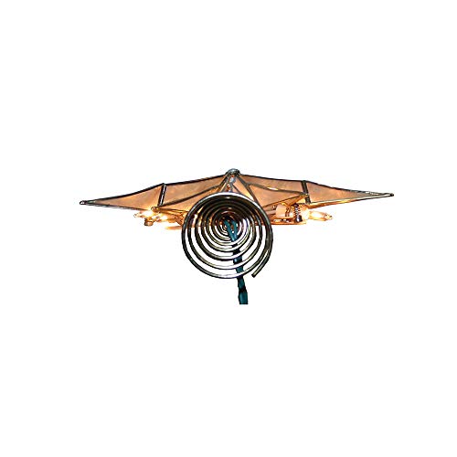 10-Light 12-Point Capiz Star Treetop B688