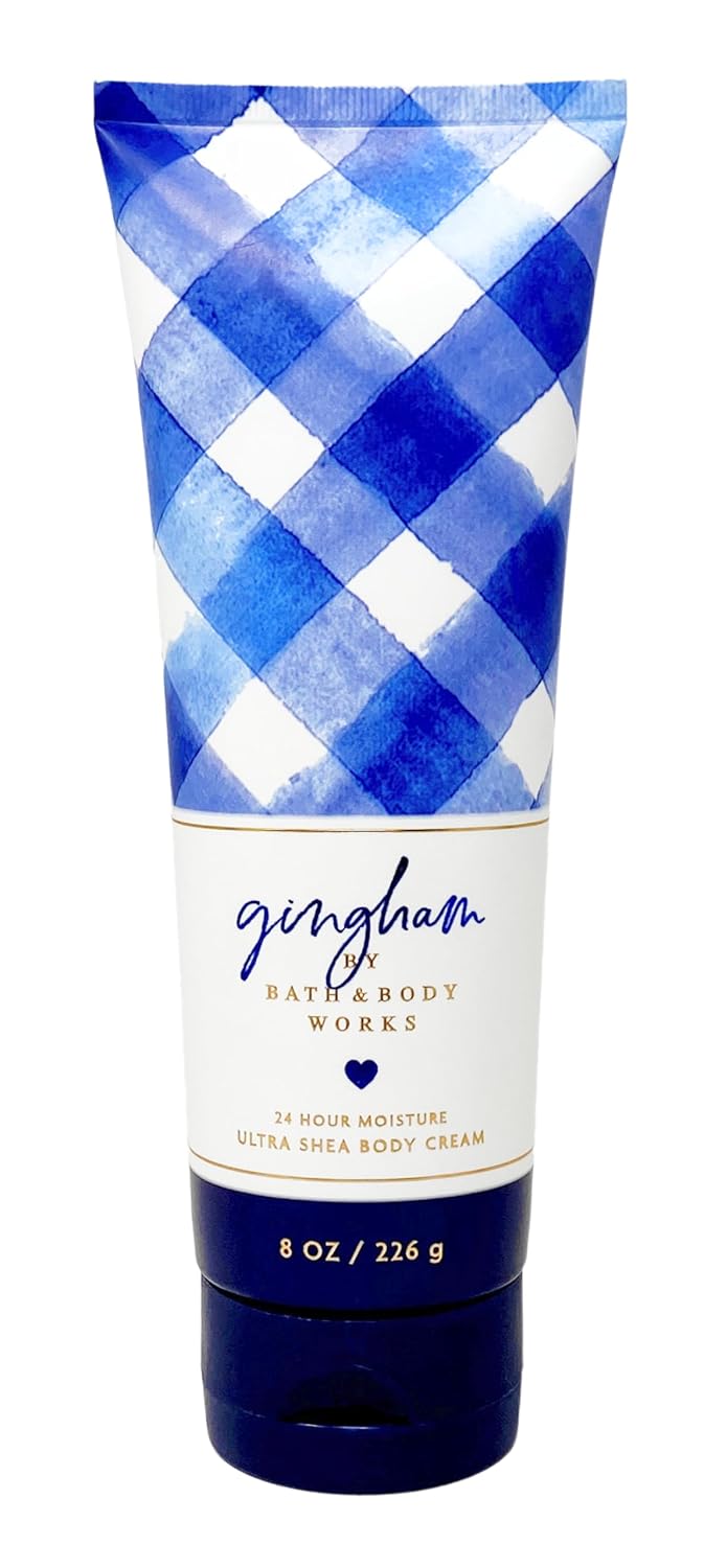 Gingham Deluxe Gift Set Fine Fragrance Mist Body Cream Shower Gel Body Lotion Moisturizing Body Wash A159
