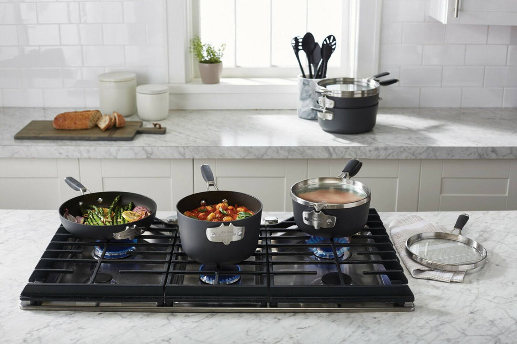 14 Piece Hard-Anodized Nonstick Cookware Set K879