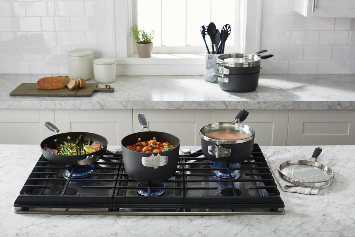 14 Piece Hard-Anodized Nonstick Cookware Set K879