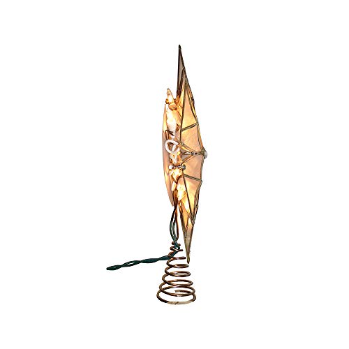 10-Light 12-Point Capiz Star Treetop B688