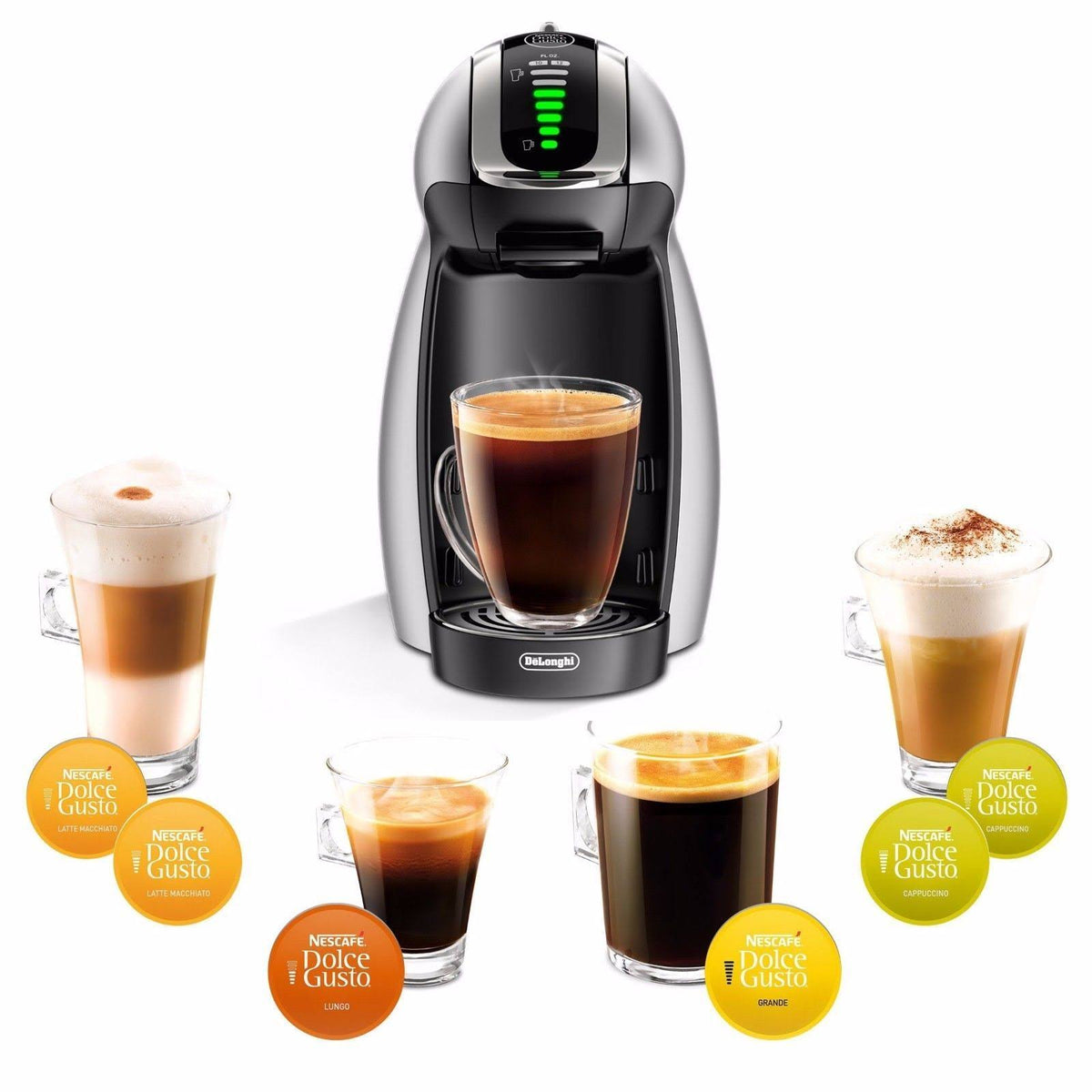 Coffee, Espresso and Cappuccino Pod Machine Y4177