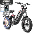 Electric Bike 20" Fat Tire Full Suspension with Dual Hydraulic Brakes E32527