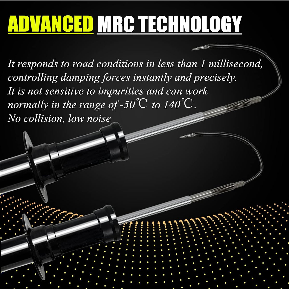 Front Shock Absorber with Magnetic Pack of 2 X731438