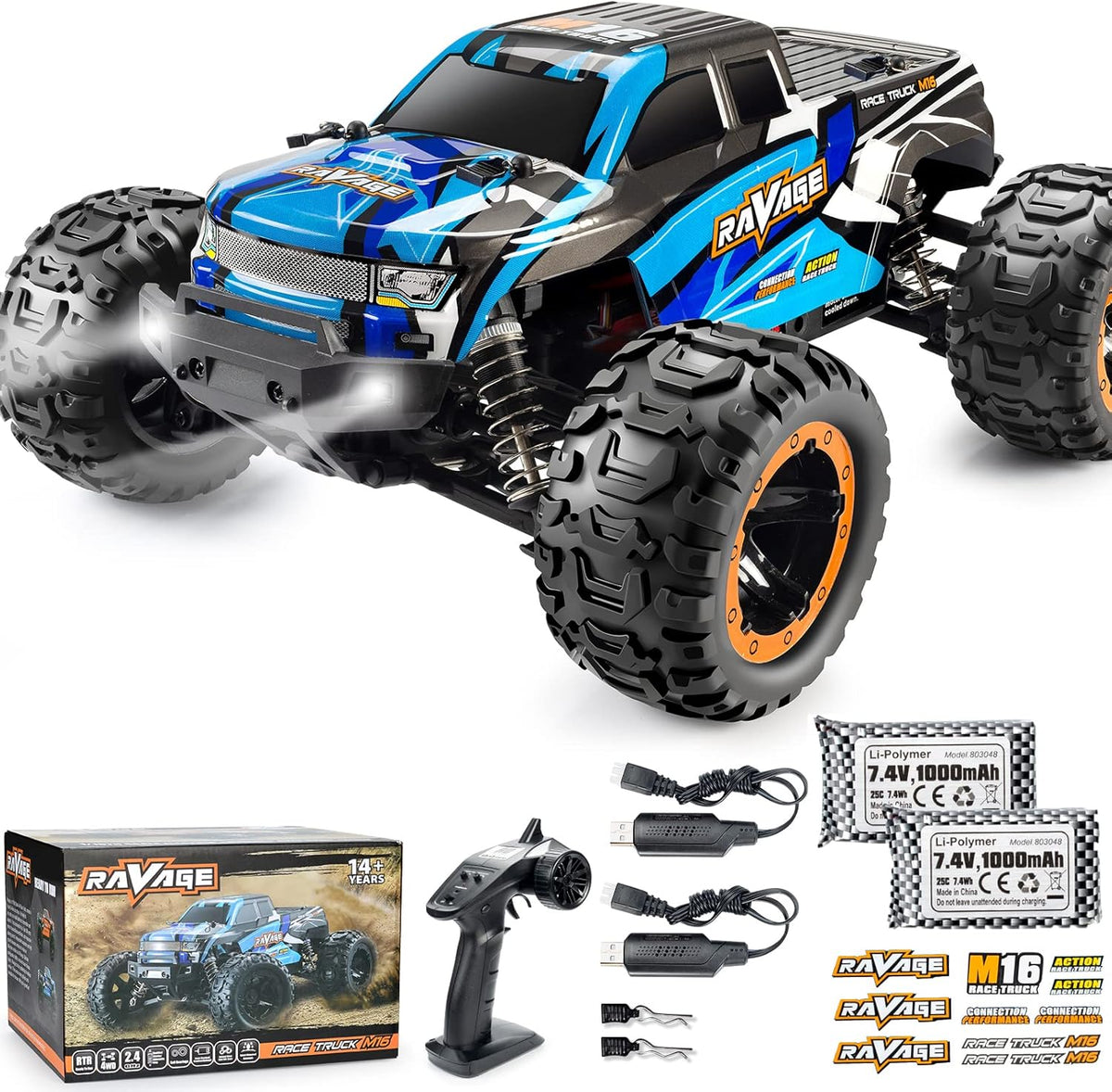 1:16 Scale 40km/h High Speed 4WD RC Car O428959