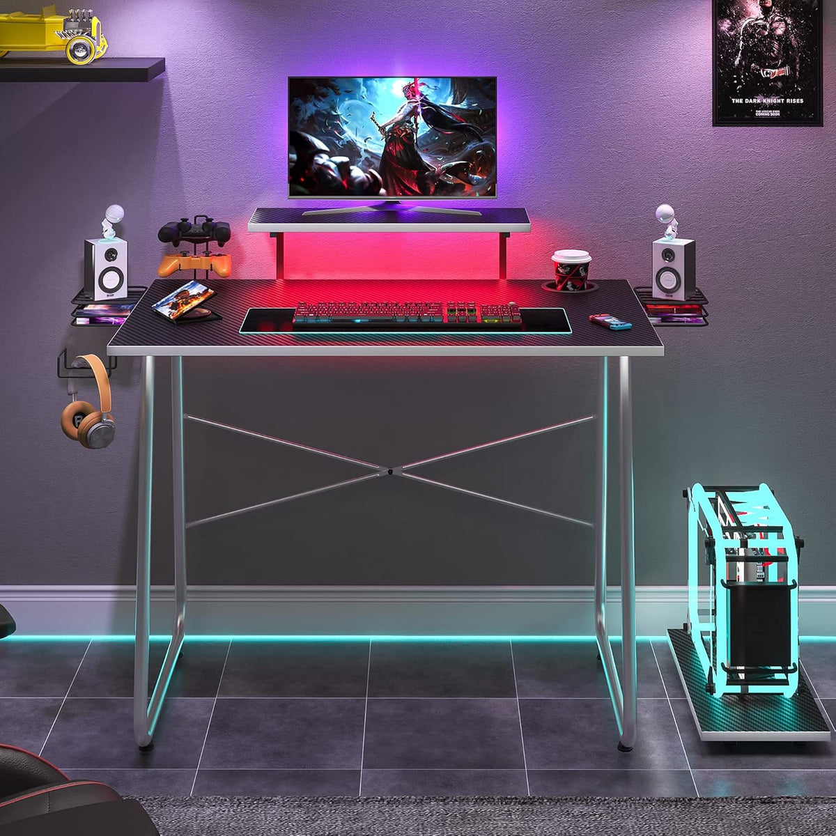 51 Computer Desk with LED Light T225