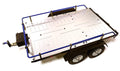 Flatbed Dual Axle Car Trailer Kit 1/10 R3210