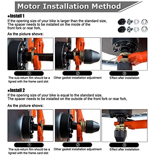 48V 1000W 1500W Electric Bicycle Conversion Kit, Rear Wheel Motor, Smart Controller, Twist Throttle L719