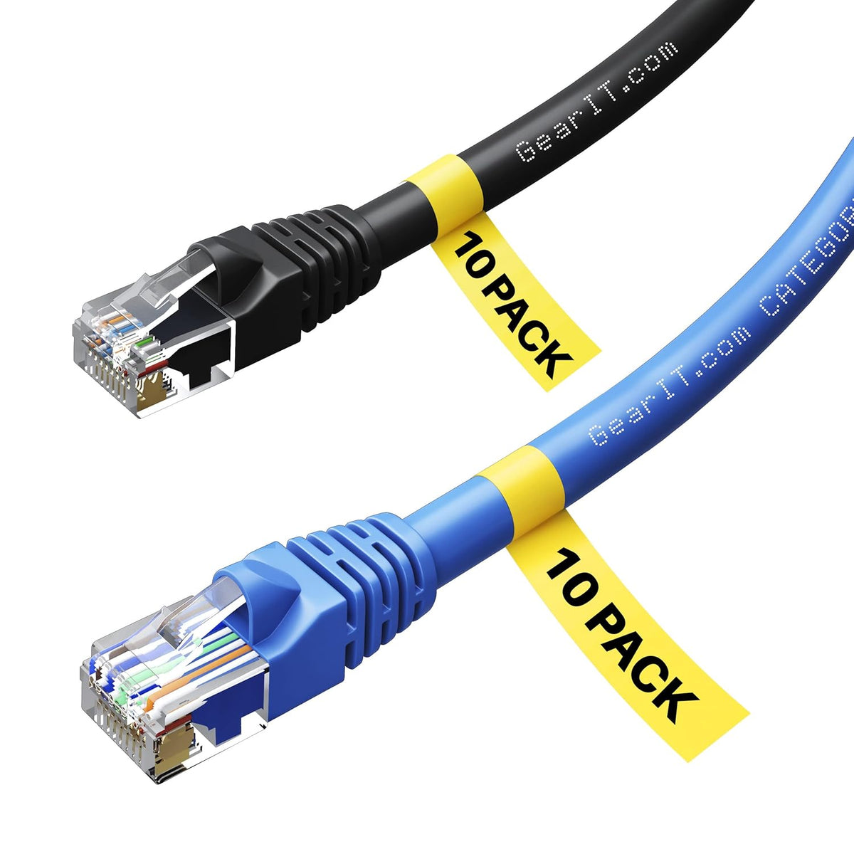 Cat6 Ethernet Cable 25 Feet 20-Pack S36972
