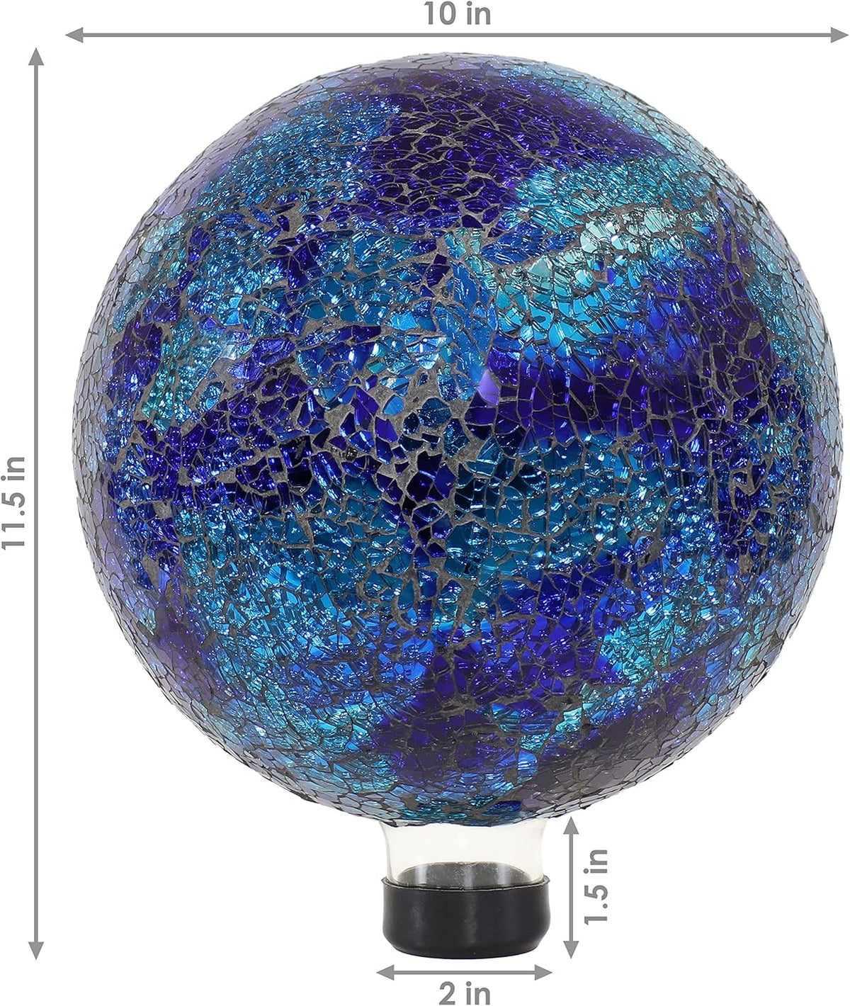 Crackled Glass Gazing Globe G16034