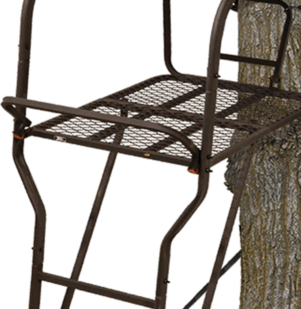 Camouflage 18.5 Foot 1 Person Adjustable Ladder Tree Stand (2 Pack) V500