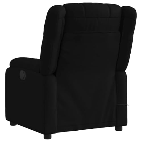 Black Fabric Massage Recliner Chair with 6Point Vibration Massage Z578