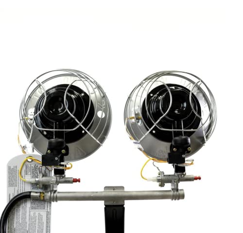 Portable Propane Radiant Heater, 12-30,000 BTU, 3 Settings R50683