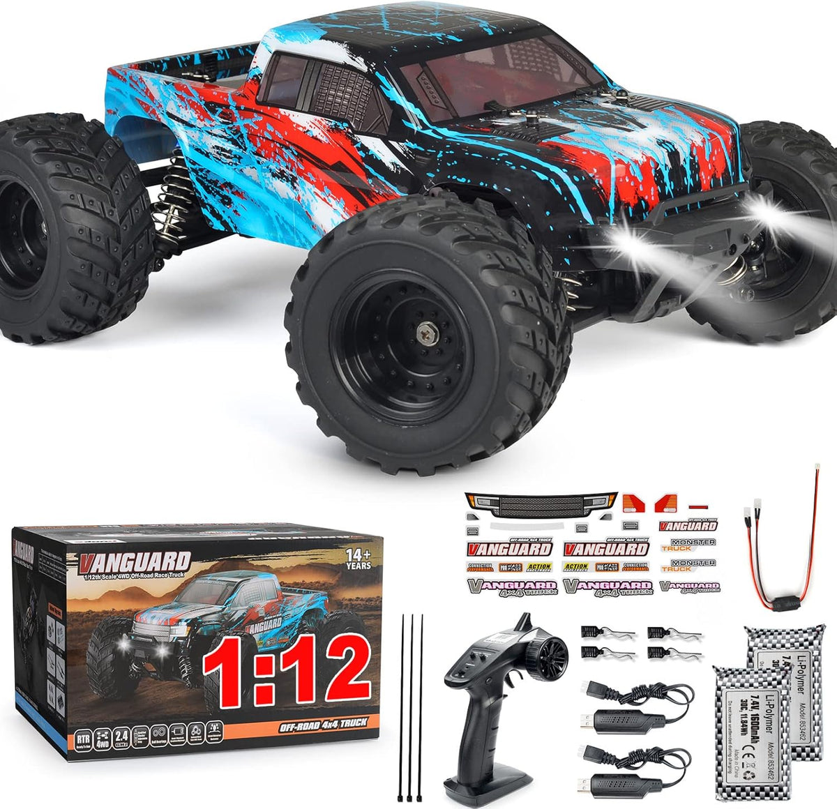 1:16 Scale 40km/h High Speed 4WD RC Car O428959