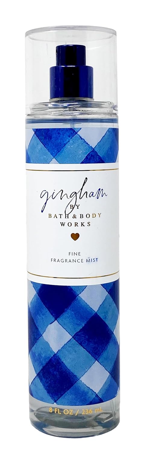 Gingham Deluxe Gift Set Fine Fragrance Mist Body Cream Shower Gel Body Lotion Moisturizing Body Wash A159