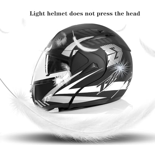 Motorcycle Bluetooth Full Face Modular Helmet with Dual Visor M671798