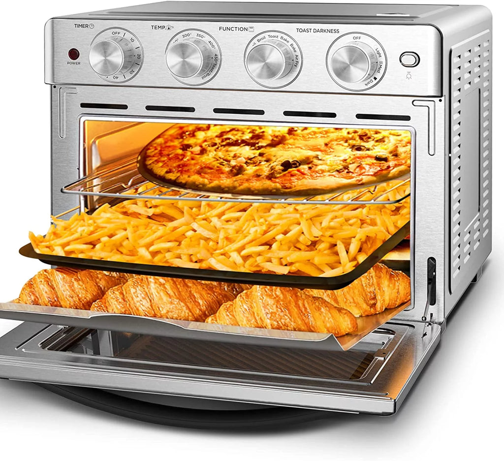 Silver 26 Quart Air Fryer Convection Oven V27112