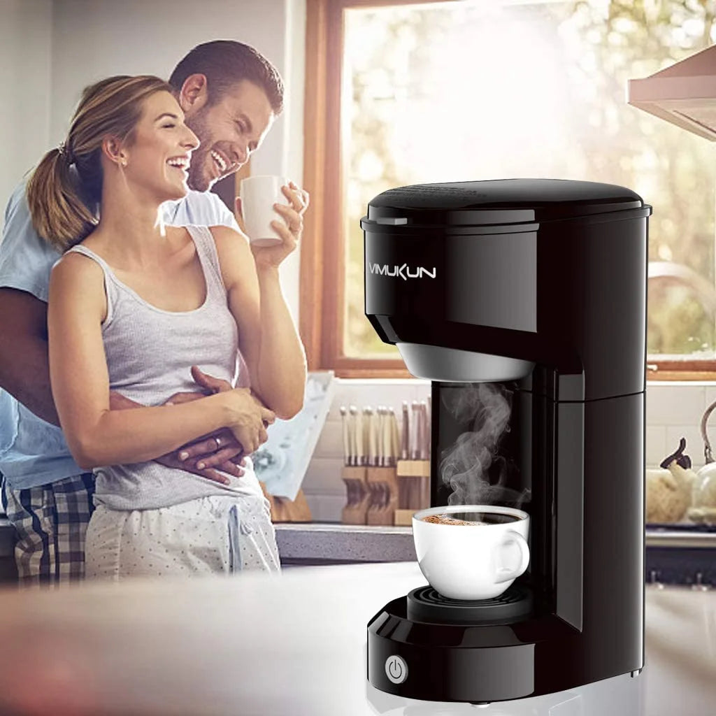Mini Size Black Single Serve Coffee Maker P1725