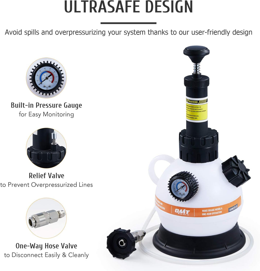 Brake Bleeder Kit with Hand Pump and Adapter K905772