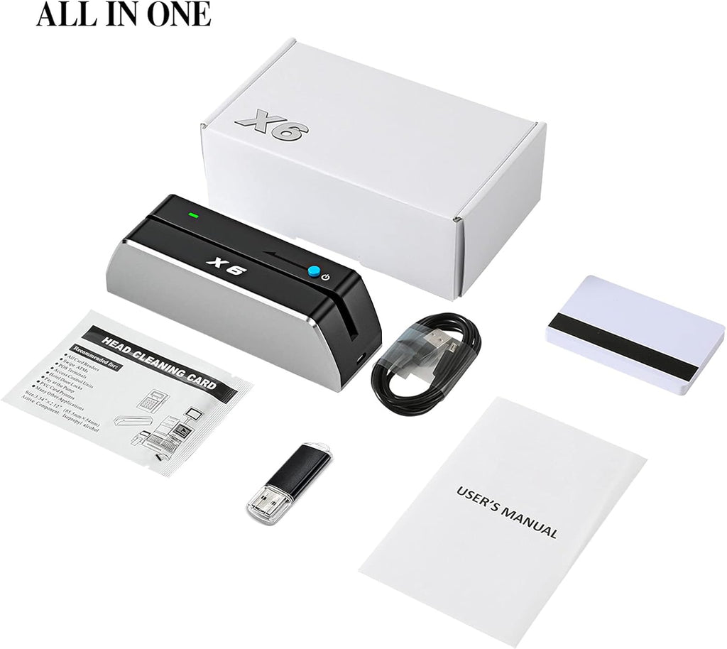 Magnetic Card Reader Writer USB 3 Tracks C8634