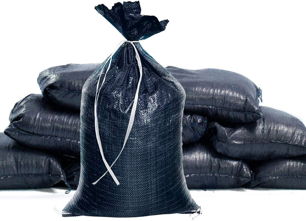Black Empty Poly Sandbags 14 Inch x 26 Inch 1000 Bags H325